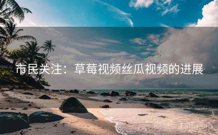 市民关注：草莓视频丝瓜视频的进展