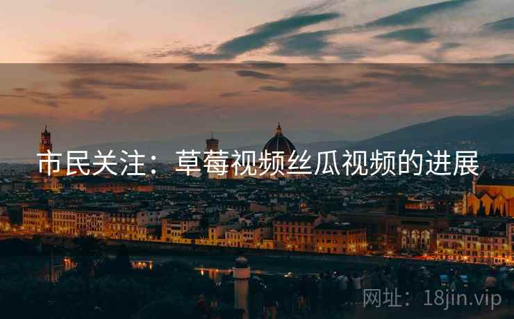 市民关注：草莓视频丝瓜视频的进展